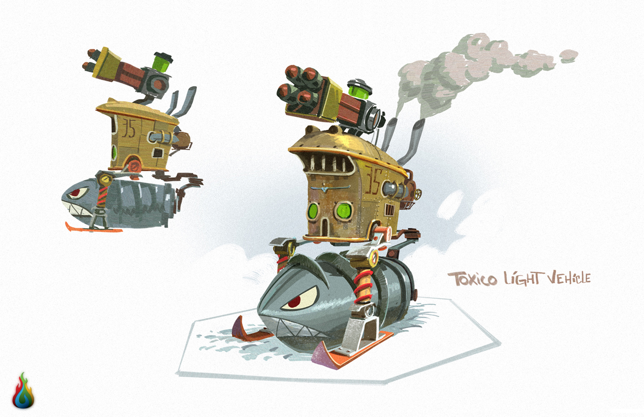 Toxico shark bus