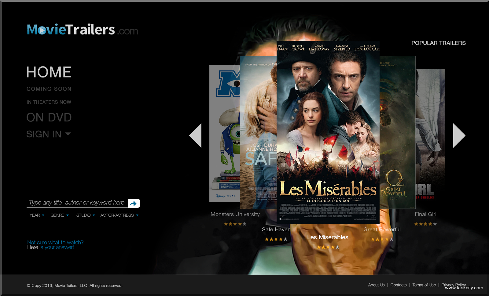 Movie trailers