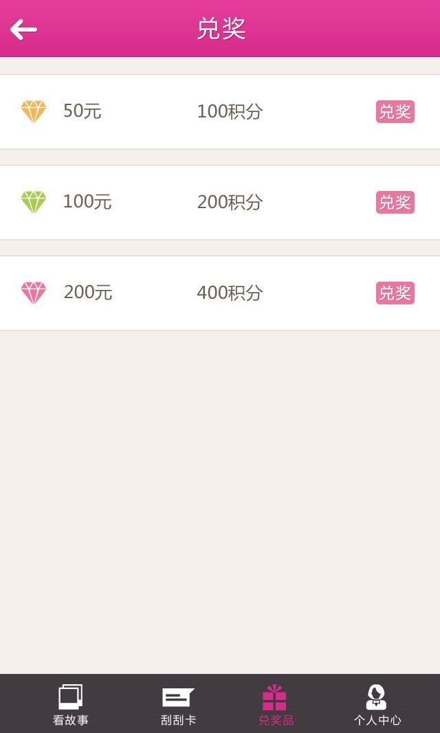 5兑奖品 2兑奖