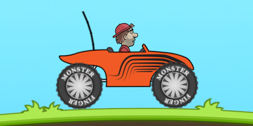 Car icon monster