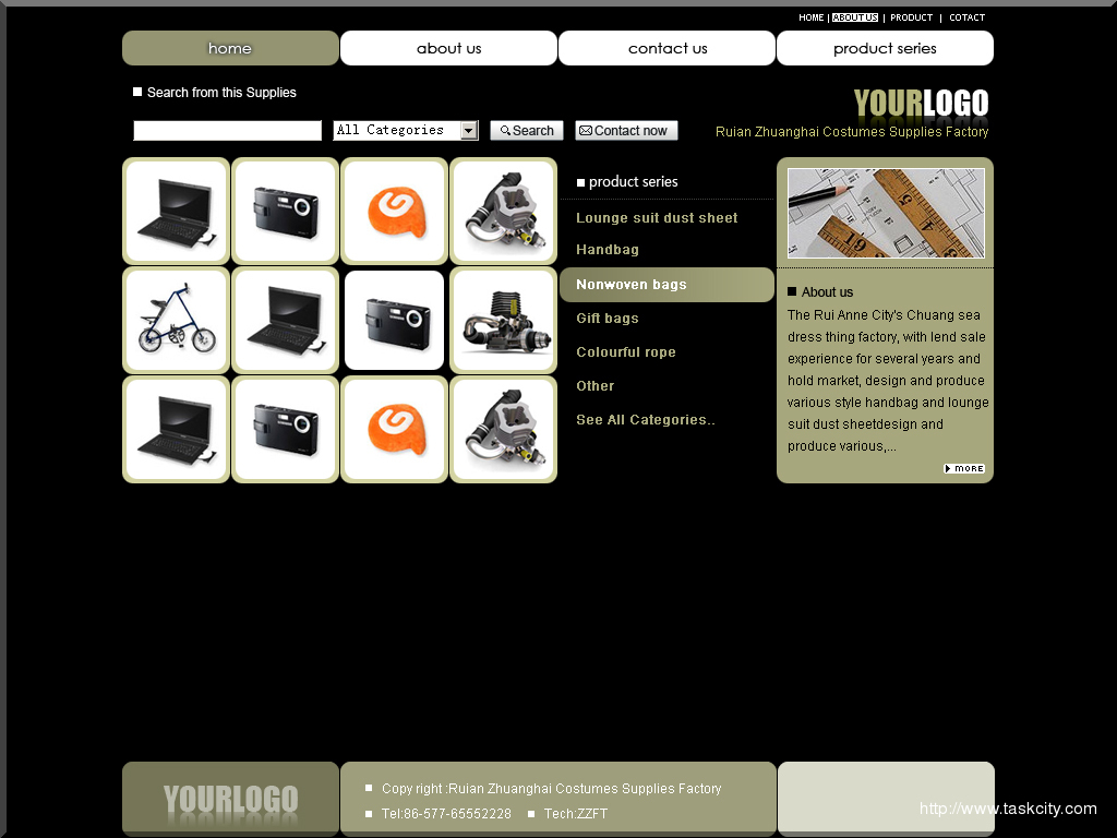 网站 google 企业模板1